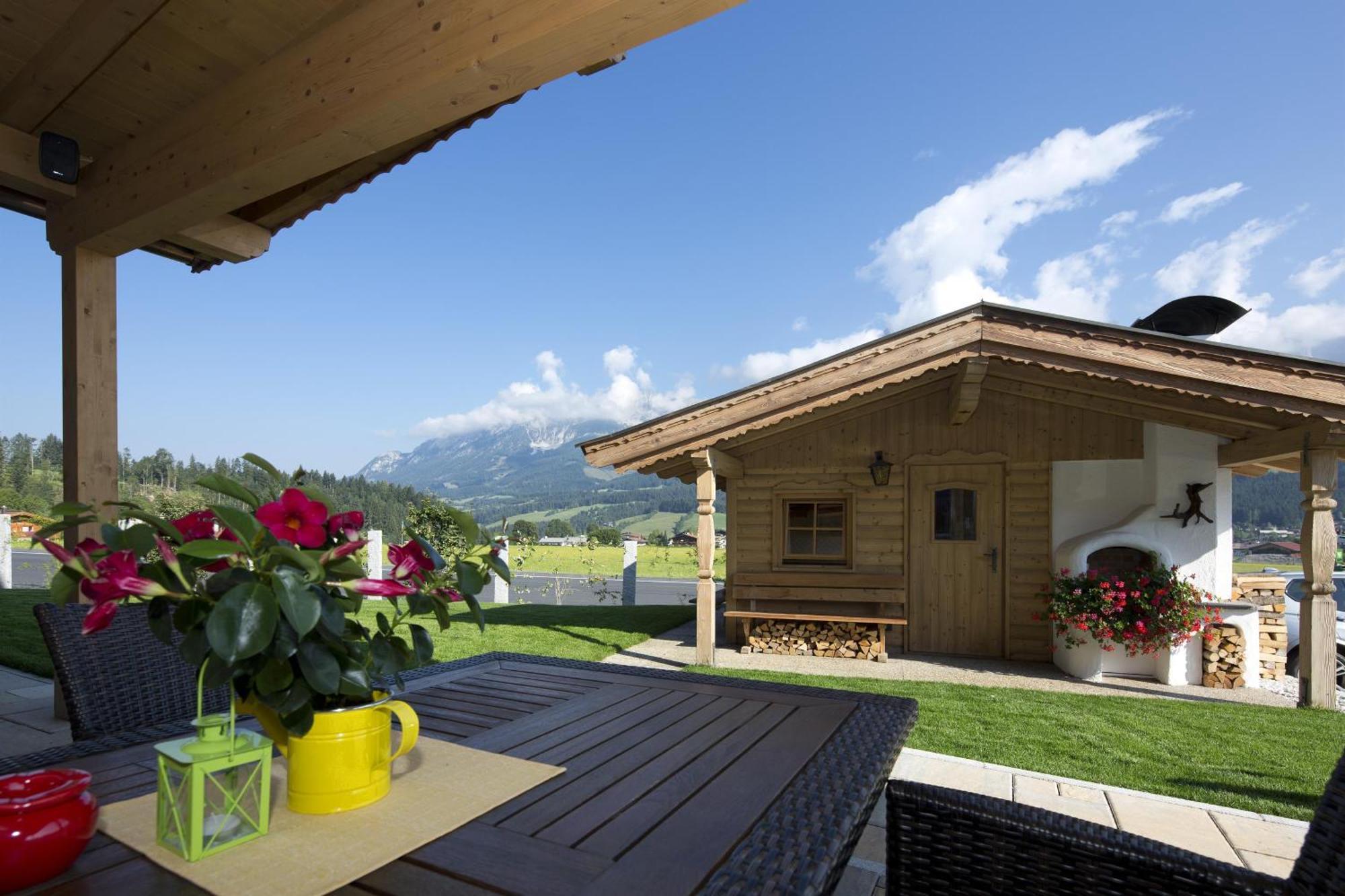 Hotel Garni Bavaria Ellmau Buitenkant foto